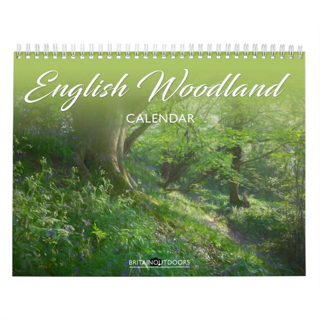 Calendário do Woodland Inglês (Capa)
