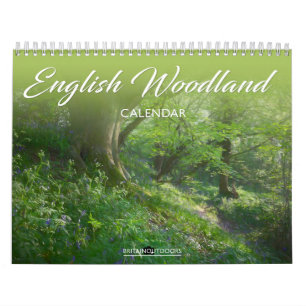 Calendário do Woodland Inglês