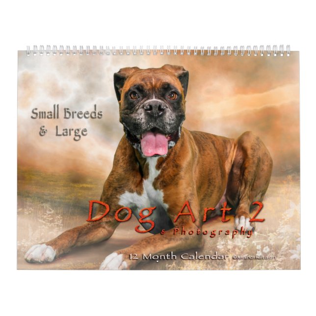 Calendário DOG ART #2 Large & Small Breeds (Capa)