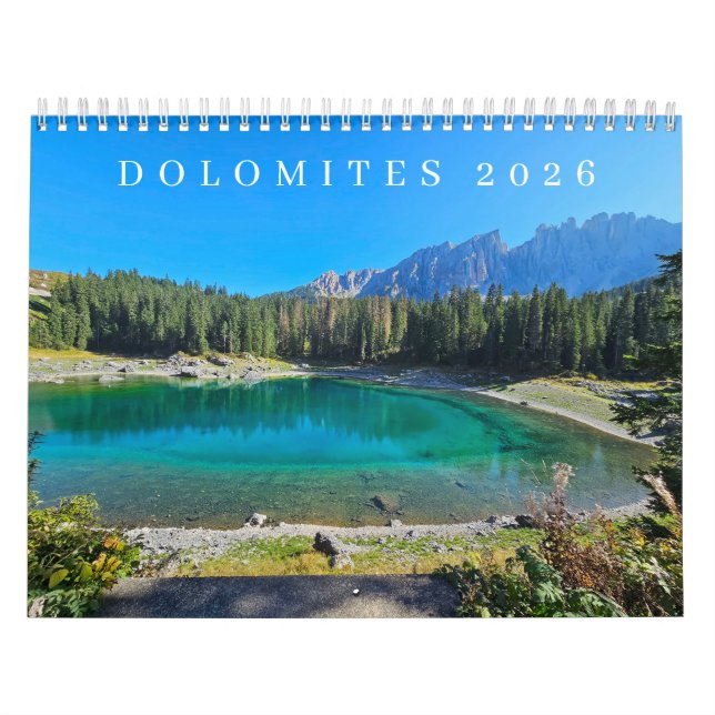 Calendário Dolomites 2026 (Capa)
