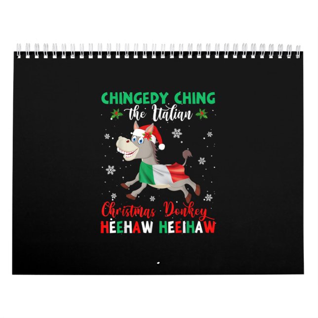 Calendário Dominick O Donkey Italiano De Natal (Capa)