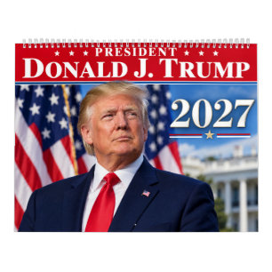 Calendário Donald Trump 2027, EUA Patriótico