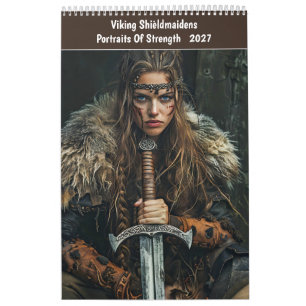 Calendário Donzelas Escudeiras Viking – Retratos de Força