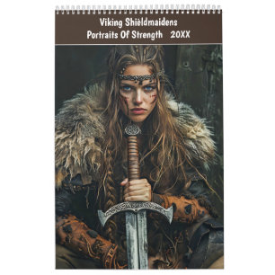 Calendário Donzelas Escudeiras Viking – Retratos de Força