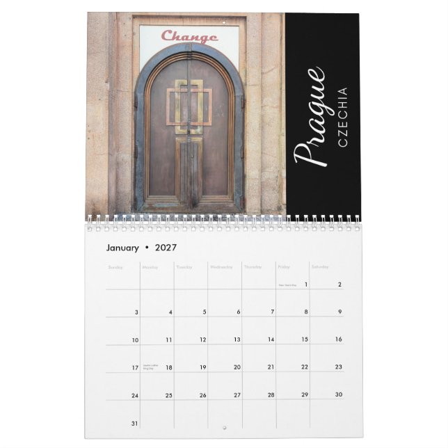 Calendário Doors of Europe 2026 (Jan 2027)