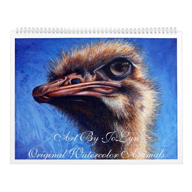 Calendário dos animais da aguarela (Capa)