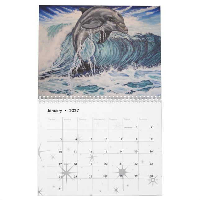 calendário dos animais selvagens dos decanos de (Jan 2027)