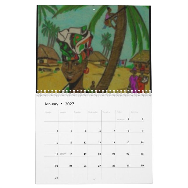 Calendário dos antepassados (Jan 2027)