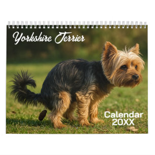 Calendário dos Cachorros de Yorkshire Terrier 2026