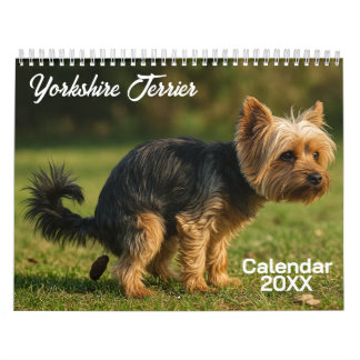 Calendário dos Cachorros de Yorkshire Terrier 2026