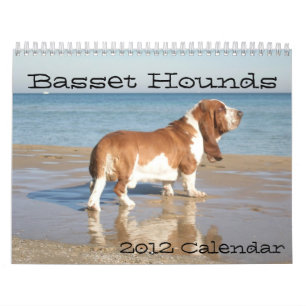 Calendário dos cães de Basset 2012