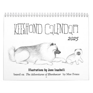 Calendário dos Cães de Keeshond 2022