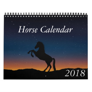 Calendário dos Cavalos de 2018