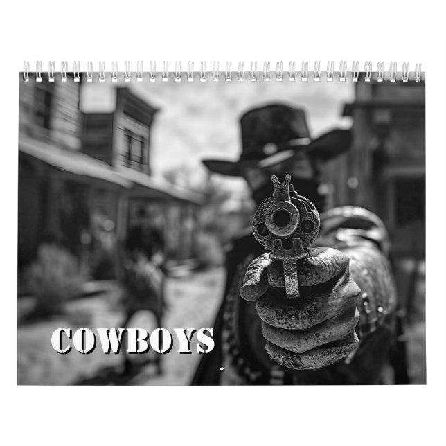 Calendário dos Cowboys B/W (Capa)
