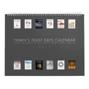 CALENDÁRIO DOS DIAS DE BANQUETE DE YHWH - 2017 -