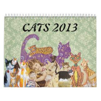 Calendário dos gatos 2013