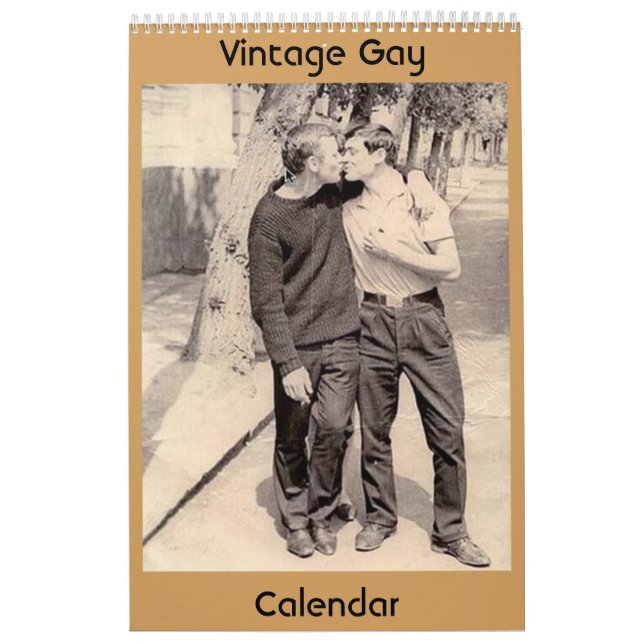 Calendário dos gay do vintage (Capa)