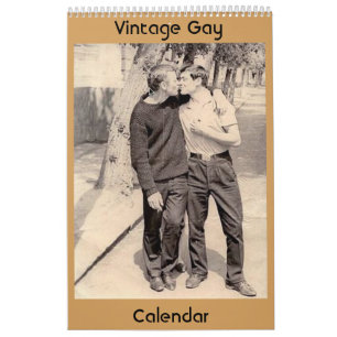 Calendário dos gay do vintage