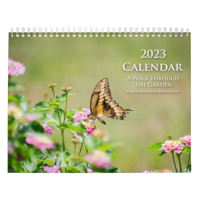 Calendário dos Insetos do Jardim 2023 (Capa)