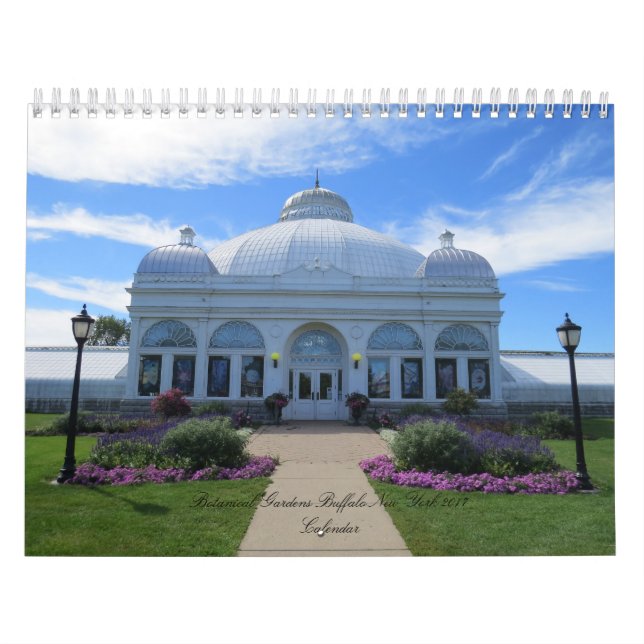 Calendário dos jardins botânicos 2018 de New York (Capa)
