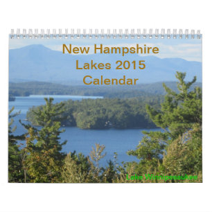 Calendário dos lagos 2015 new-hampshire