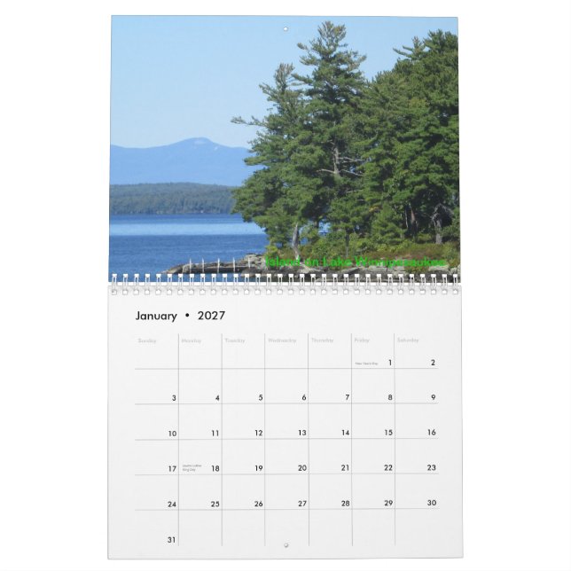 Calendário dos lagos 2015 new-hampshire (Jan 2027)
