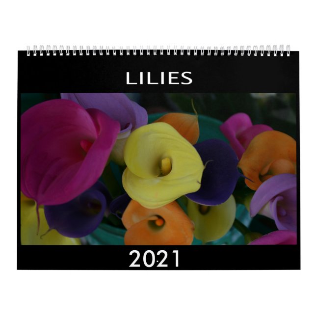 Calendário dos lírios 2021 (Capa)