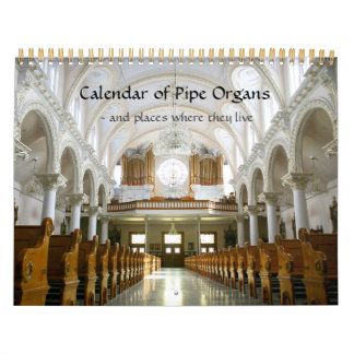 Calendário dos Órgãos de Pipe e onde vivem