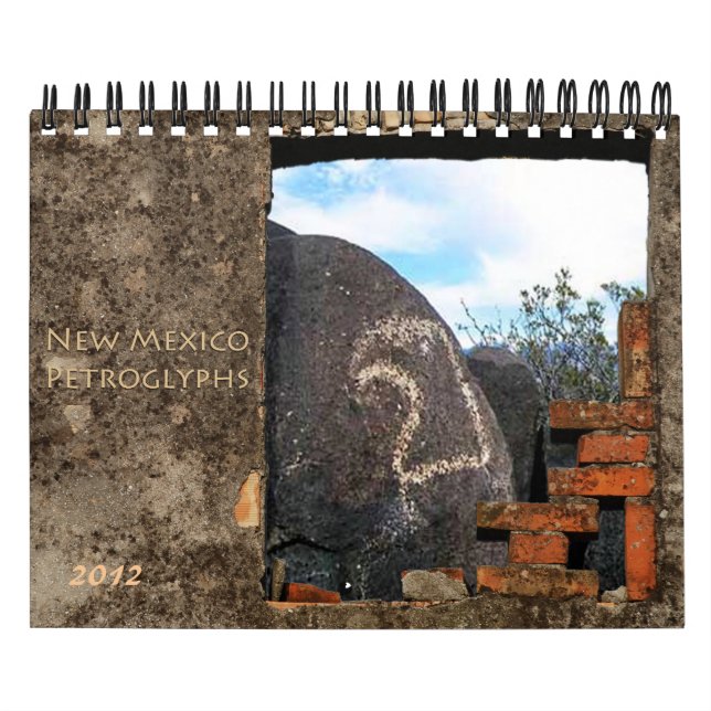 Calendário dos Petroglyphs de New mexico do (Capa)