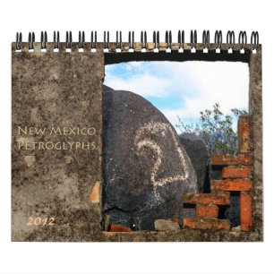 Calendário dos Petroglyphs de New mexico do