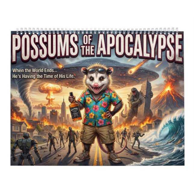 Calendário dos Possums do Apocalipse (Capa)