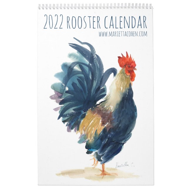 Calendário dos Roosters 2022 (Capa)