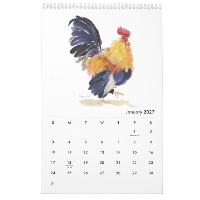 Calendário dos Roosters 2023 (Jan 2027)