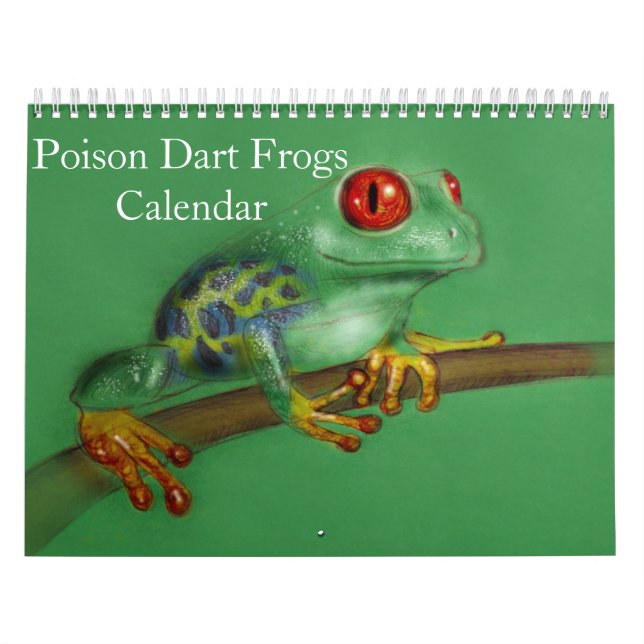 Calendário dos sapos de dardos venenosos 2025 (Capa)