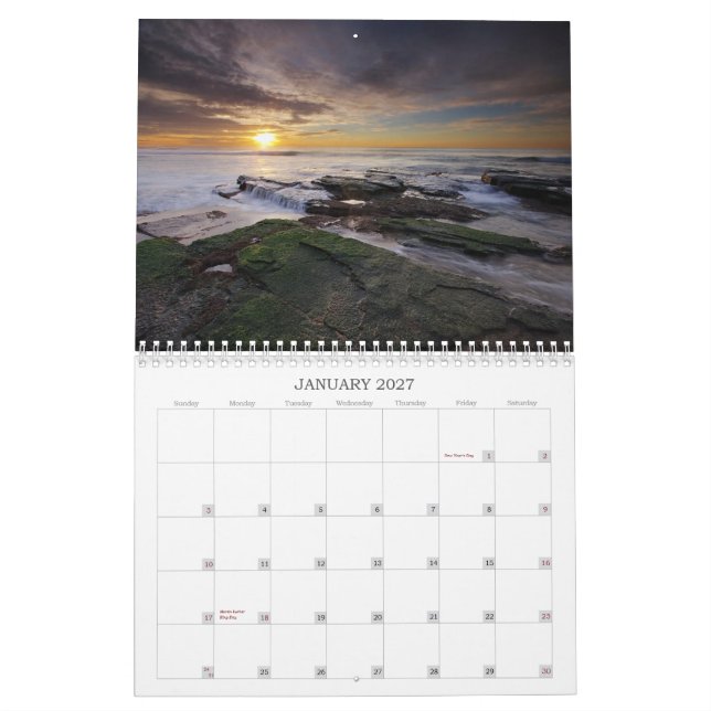 Calendário dos Seascapes (Jan 2027)