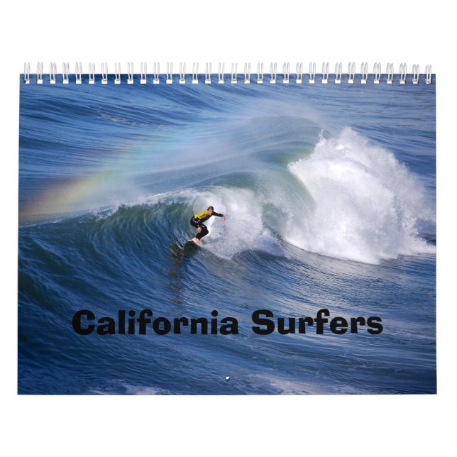 Calendário dos Surfistas da Califórnia (Capa)