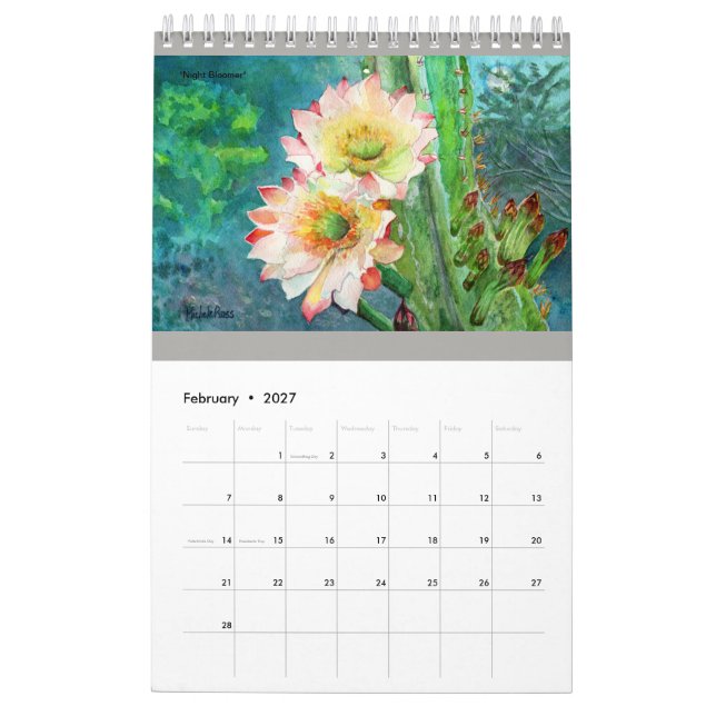 Calendário dos Wanderings do sudoeste (Fev 2027)