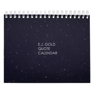 Calendário Dourado da mesa das citações de E.J