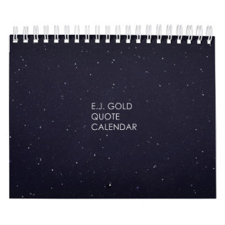 Calendário Dourado da mesa das citações de E.J