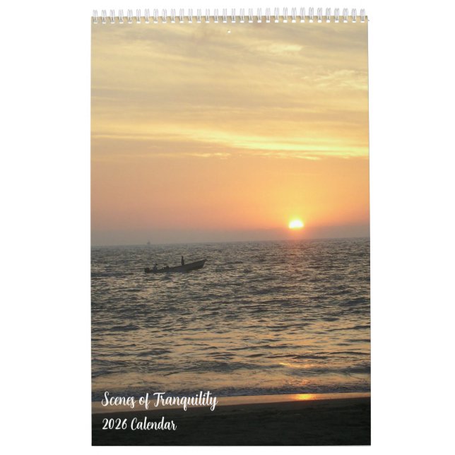 Calendário Doze Meses à Beira-Mar (Capa)