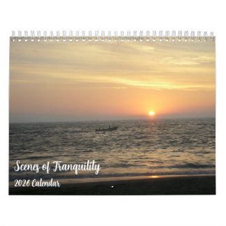 Calendário Doze Meses de Paisagens
