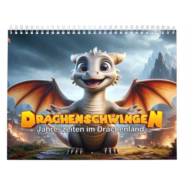 Calendário Drachenschwingen: Jahreszeiten im Drachenland (Capa)