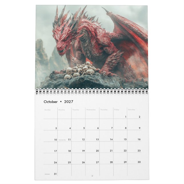 Calendário Dragões (Out 2027)