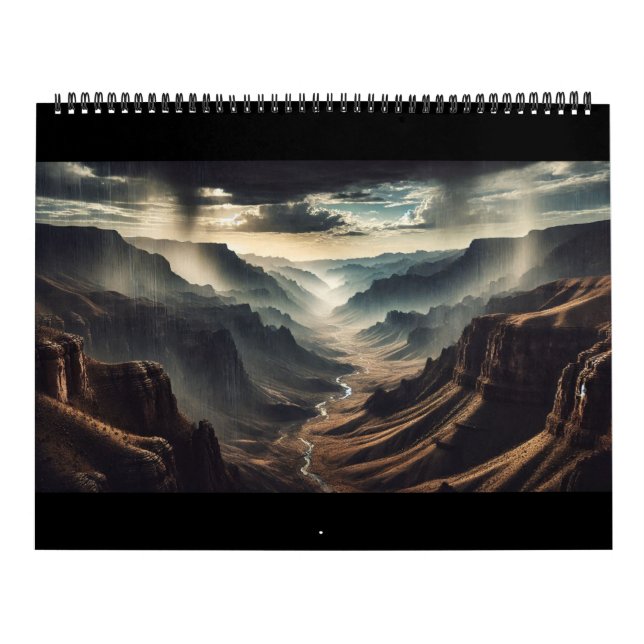 Calendário Dragões, Griffins, Vampiros e áreas desoladas... (Capa)