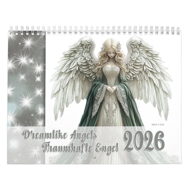 Calendário Dreamlike Angels - Traumhafte Engel 2026 (Capa)