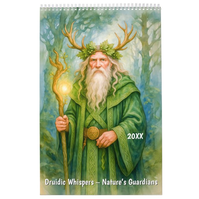 Calendário Druidic Whispers – Nature’s Guardians (Capa)