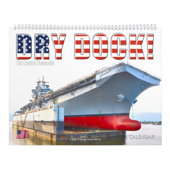 Calendário DRY DOCK! - Navios Navais dos EUA (Capa)