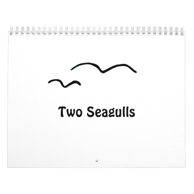 Calendário Duas gaivotas (Capa)