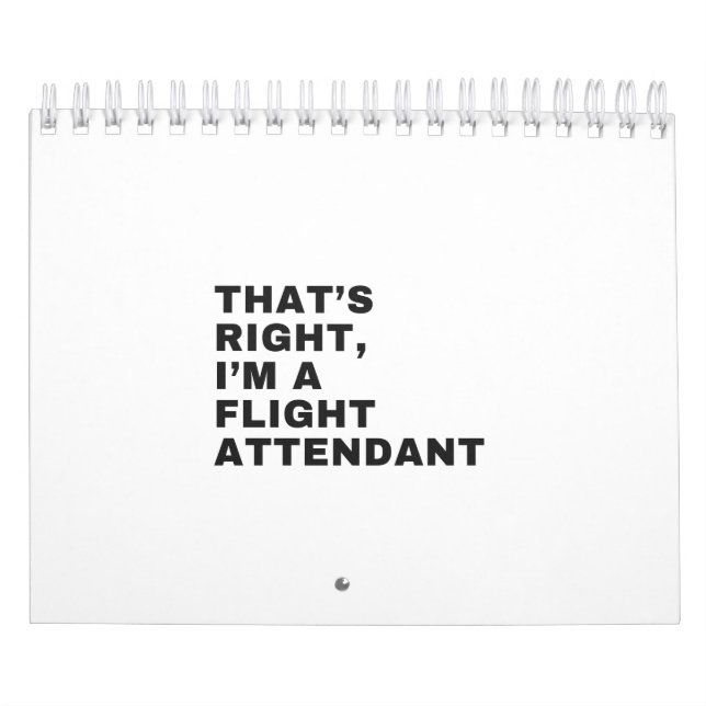 CALENDÁRIO É ISSO QUE EU SOU UM ATENDENTE DE VOO (Capa)