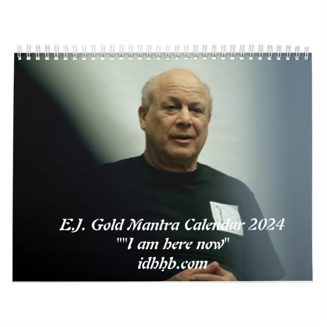 Calendário E.J. Dourado Mantra Calendar 2024 (Capa)